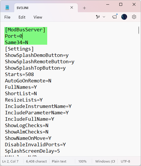 DisableServer