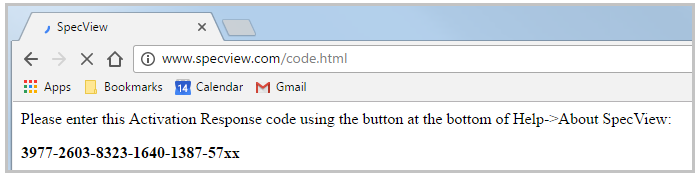 ActivCodeResp from WebSite